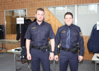 Uniformen der österreichischen Bundespolizei, wie sie beim Vorauswahlverfahren gezeigt wurden