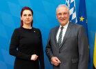 Innenminister Herrmann und moldauische Innenministerin Ana Revenco