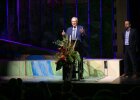 Innenminister Joachim Herrmann am festlich geschmückten Rednerpult