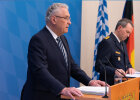 Herrmann und Schwald jeweils am Rednerpult