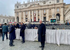 Herrmann im Vatikan bei Trauerfeier