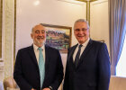Innenminister Joachim Herrmann und Israels Botschafter Ron Prosor 