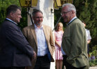 Innenminister Herrmann mit Landrat Anton Speer (Garmisch-Partenkirchen) und Bürgermeister Thomas Schwarzenberger (Krün)