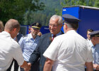 Minister Herrmann begrüßt Polizisten