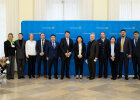 Gruppenfoto mit Staatssekretär Sandro Kirchner und mongolischen Gästen