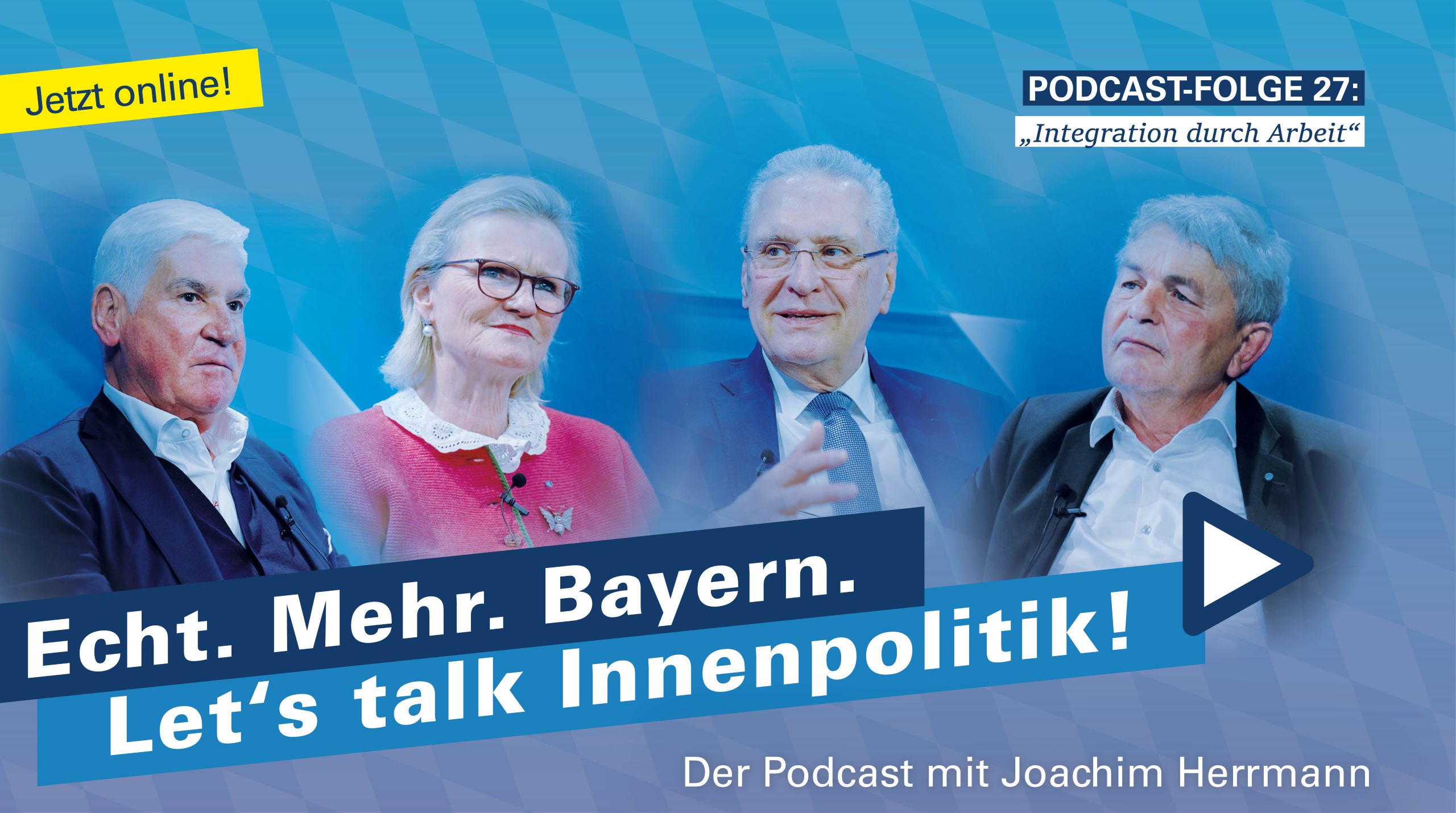 Grafik zur Podcast-Folge 27: Integration durch Arbeit