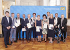 Gruppenfoto mit Kirchner und allen Geehrten