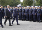 Abschlussappell für den 109. Offizierslehrgang der Luftwaffe am 23. August 2013: Brigadegeneral Bernhardt Schlaak, Staatsminister Joachim Herrmann, Generalleutnant Dieter Naskrent