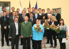 Courage bringt Sicherheit - Verleihung der Medaille für Verdienste um die Innere Sicherheit am 11. September 2012 in München: Gruppenfoto