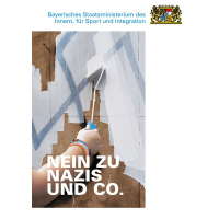 Das Bild zeigt das Cover der Broschüre "Nein zu Nazis und Co"
